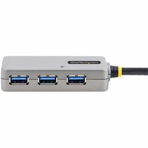 StarTech.com USB Hub - USB 3.2 (Gen 1) Type A - Silver Black - 4 Total USB Port(s)