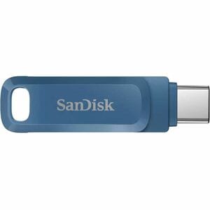 SanDisk Ultra Dual Drive Go 64 GB USB 3.1 (Gen 1) Type C, USB 3.1 (Gen 1) Type A Flash Drive - 150 MB/s Read Speed - 5 Yea