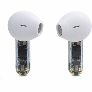 JBL Tune Flex True Wireless Earbud Stereo Earset - Ghost White - Binaural - In-ear - Bluetooth - 32 Ohm - 20 Hz to 20 kHz