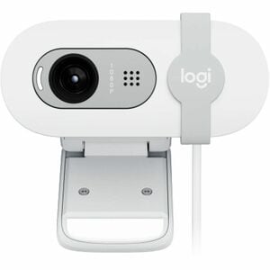 Webcam Logitech BRIO 100 - 2 Mégapixels - 30 fps - Blanc cassé - USB Type A - Vidéo 1920 x 1080 - Focale fixe - 58° Angle 