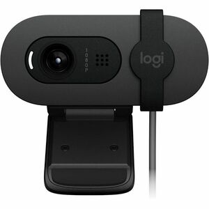 Webcam Logitech BRIO 100 - 2 Mégapixels - 30 fps - Graphite - USB Type A - Vidéo 1920 x 1080 - Focale fixe - 58° Angle - M