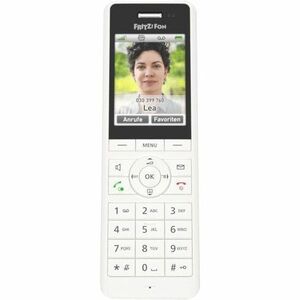FRITZ! Fon X6 Handset - Weiß - Schnurlos - DECT - 300 Phone Book/Directory Memory - 6,1 cm (2,4 Zoll) Screen Size - Audio 