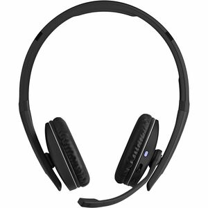 EPOS ADAPT Wireless On-ear Stereo Headset - Black - Binaural - 2499.4 cm - Bluetooth - Noise Cancelling Microphone - USB T