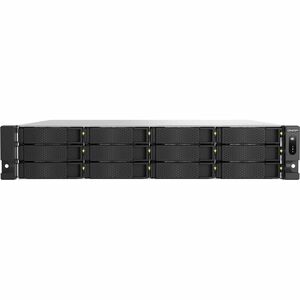 Système de stockage SAN/NAS QNAP TS-h1277AXU-RP-R5-16G - 12 x Total de compartiments - 5 Go Flash Memory Capacity - AMD Ry