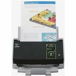Ricoh 8040 ADF/Manual Feed Scanner - 600 dpi Optical - 24-bit Color - 8-bit Grayscale - 40 ppm (Mono) - 40 ppm (Color) - D