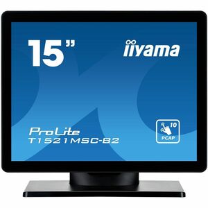 iiyama ProLite T1521MSC-B2 15 Zoll Klasse LCD-Touchscreen-Monitor - 4:3 Format - 8 ms Reaktionszeit - 38,1 cm (15 Zoll) Vi