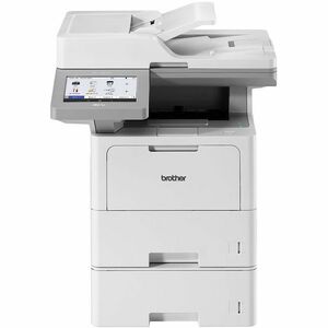 Brother MFC-L6910DNT Wired Laser Multifunction Printer - Monochrome - Copier/Fax/Printer/Scanner - 50 ppm Mono Print - 120