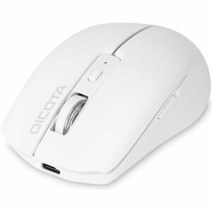 Dicota Mouse - Bluetooth/Radio Frequency - USB Type A, USB Type C - 2 Button(s) - Wireless - 2.40 GHz - Rechargeable - 160