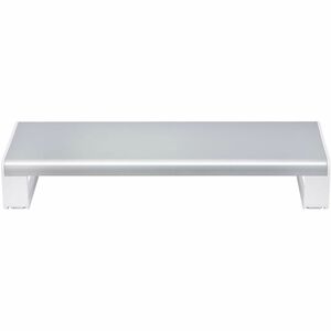 StarTech.com Ergonomic Monitor Riser Stand, Up to 33lb/15kg, Fixed height 3.5in/9cm, Desktop Computer Monitor/Laptop Riser