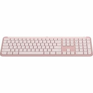 Logitech Signature Slim K950 键盘 - 实际大小 - 无线 连接 - A 型 USB 接口 - 英文 - 蓝牙 - 5.1 - 10 m - 开始, 静音, 屏幕截图, 首页, 音量控制 热键 - Windows 1