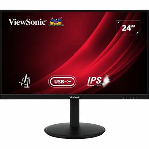 ViewSonic VG2409-MHDU-2 24.0" Class Full HD LED Monitor - 16:9 - Black - 60.5 cm (23.8") Viewable - SuperClear IPS - LED B