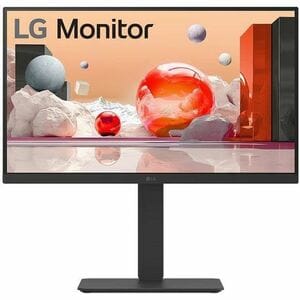 Monitor LED LG 24BA850-B 609,6 mm (24,0") Classe Webcam Full HD - 16:9 - Nero tessuto - 60,5 cm (23,8") Viewable - Tecnolo