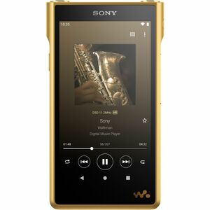 Sony Signature NW-WM1ZM2 256 GB Flash MP3 Player - Gold - 12.7 cm (5") LED - Bluetooth - Wireless LAN - Yes - SD, microSDH