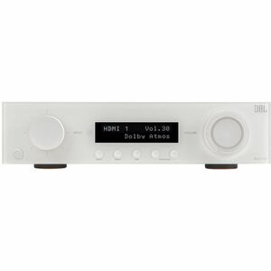 JBL MA710 A/V Receiver - 160 W RMS - 7.2 Channel - White - 0.5% THD - Dolby Atmos, DTS:X - Internet Streaming - Airplay 2 