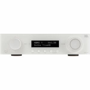 JBL MA310 A/V Receiver - 100 W RMS - 5.2 Channel - White - 0.5% THD - DTS, Dolby Audio - 20 Hz to 20 kHz - 200 W - 4K UHDT