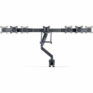 StarTech.com Mounting Arm for Monitor, Display - Black - Landscape/Portrait - Height Adjustable - 3 Display(s) Supported -