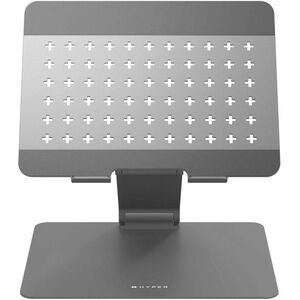 HyperSpace HS1150GYGL Höhenverstellbar Notebook-Ständer - Bildschirmgröße: Bis zu 40,6 cm (16 Zoll) - 55,9 cm Höhe x 21,1 