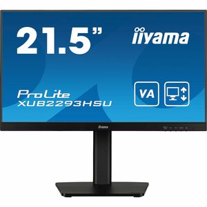 iiyama ProLite XUB2293HSU-B7 22" Class Full HD LED Monitor - 16:9 - Matte Black - 54.6 cm (21.5") Viewable - In-plane Swit