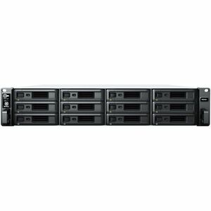 Synology RackStation RS2423+ 12 x 总跨数 SAN/NAS 存储系统 - AMD Ryzen 四核（4 个核心） 3.35 GHz - 8 GB RAM - DDR4 SDRAM - 2U 可机架安装 - 0 x