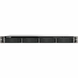 4-BAY QUAD-CORE 2.0GHZ S-D 1U RACKM. NAS 100W PS 4GB RAM SATA
