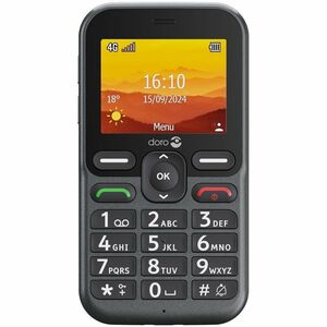 Doro Leva L10 Feature Phone - 6.1 cm (2.4") - 4G - Graphite - Bar - SIM-free