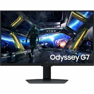 Samsung S27G70D - Monitor gaming 27" Flat ,144 Hz, Ideale per Console con Piattaforma Smart, UHD 3840x2160, Speaker integr