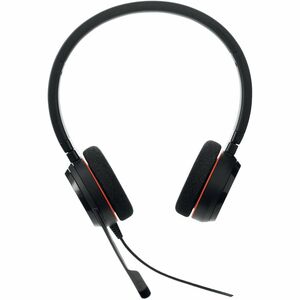 Jabra Evolve 20 Wired On-ear, Over-the-head Stereo Headset - Black - Microsoft Teams Certification - Binaural - Supra-aura