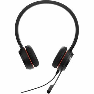 Jabra Evolve 20SE Wired On-ear, Over-the-head Stereo Headset - Black - Microsoft Teams Certification - Binaural - Supra-au