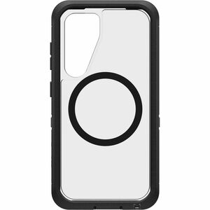 OtterBox Defender Series XT Rugged Case for Samsung Galaxy S25 Smartphone - Dark Side (Clear/Black) - Drop Resistant, Shoc