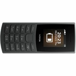 Nokia 105 4G 2nd Edition 48 MB Feature Phone - 4.6 cm (1.8") LCD QQVGA 120 x 160 - 128 MB RAM - 4G - Charcoal - Bar - 2 SI