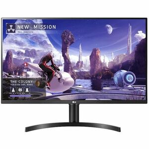 LG 32QN650-B 32" (81.3 cm) Class WQHD LCD Monitor - 16:9 - Black - 31.5" (80 cm) Viewable - In-plane Switching (IPS) Techn
