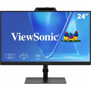 ViewSonic VG2441V 24" Class Webcam Full HD LED Monitor - 16:9 - 60.5 cm (23.8") Viewable - SuperClear IPS - LED Backlight 