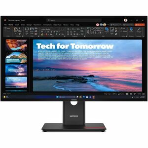 Lenovo ThinkVision T27QD-40 27" Class WQHD LED Monitor - 16:9 - Eclipse Black - 68.6 cm (27") Viewable - In-plane Switchin