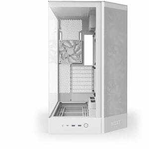NZXT H9 Flow CM-H92FW-01 Computer Case - ATX Motherboard Supported - Mid-tower - Glass, Tempered Glass, Steel, Galvanized 