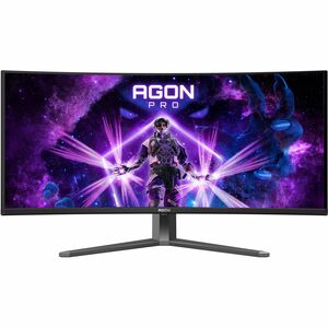 AOC AGON PRO AG346UCD 34" Aula WQHD Ecrã curvo Monitor OLED para jogos - 86,4 cm (34") Viewable - OLED - 3440 x 1440 - Com