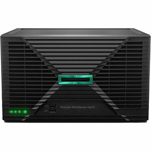 HPE ProLiant MicroServer Gen11 E-2414 2.6GHz 4c 1P 1x16GB-U 4LFF-NHP 2x1TB HDD 180W Ext PS AP Server