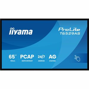 iiyama ProLite T6529AS-B1AG 1638,30 mm 4K UHD LCD Collaboration Display - ARM Cortex A73 - 4 GB - Touchscreen - 16:9 Seite