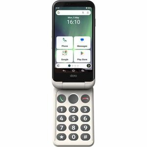 Doro Aurora A20 DSC-0540 64 GB Smartphone - 11,4 cm (4,5 Zoll) 1280 x 720 - Octa-Core 2 GHz - 4 GB RAM - Android 14 - 4G -
