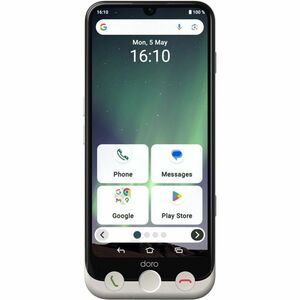 Doro Aurora A30 DSB-0560 128 GB Smartphone - 15,5 cm (6,1 Zoll) 1560 x 720 - Octa-Core 2 GHz - 6 GB RAM - Android 14 - 4G 