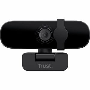 Trust Webcam - 30 fps - Black - USB 2.0 - 1920 x 1080 Video - Fixed Focus - 75° Angle - Tripod Mount - Microphone - For Mo