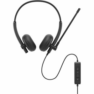 Cuffie Dell WH125 Cavo Over-the-head, On-ear Stereo - Nero - Binaural - Supra-aural - 20 Hz a 20 kHz - 210 cm Cavo - Unidi