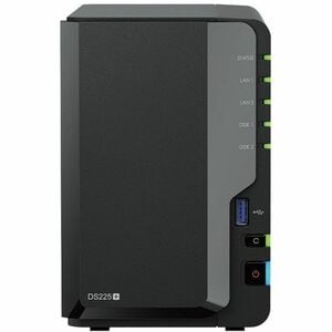 Synology DiskStation DS225+ SAN/NAS Storage System - 1 x Intel Celeron J4125 Quad-core (4 Core) 2 GHz - 2 x HDD Supported 