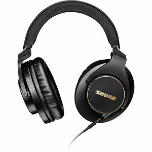 Shure SRH840A 有线 头戴式 双声道 立体声 耳机 - 头戴护耳式 - 44 欧姆 - 3 m 线缆 - 镀金 连接器 - 降噪 - 迷你手机（3.5毫米）