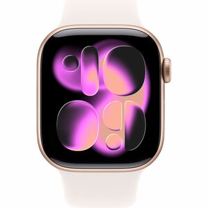 Watch Series 11 GPS 42mm Rose Gold Aluminium Case with Light Blush Sport Band - S/M