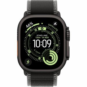 Apple Watch Ultra 3 Smart Watch - 49 mm Case Height - 44 mm Case Width - Black Case Color - Black, Charcoal Band Color - T