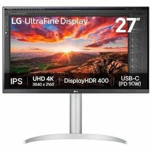 LG UltraFine 27UP850K-W 27" (68.6 cm) Class 4K UHD LCD Monitor - 16:9 - White - 27" (68.6 cm) Viewable - In-plane Switchin