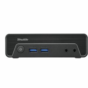 Desktop Computer Shuttle XPC nano NE1010BA - Intel Nn-Serie N100 - 8 GB - 128 GB Serial ATA SSD - Nano - Schwarz - Intel C