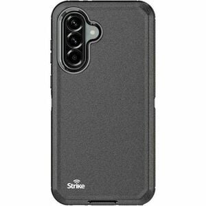 Strike Rugged Case for Samsung Galaxy A36 (Black) - For Samsung Galaxy A36 Smartphone - Rubberised, textured finish - Blac