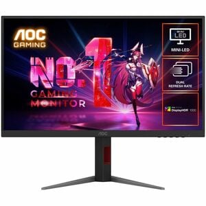 27in Fast IPS MiniLED 1152 Zone Dual Mode UHD 160Hz/ FHD 320Hz Adaptive Sync 1ms GTG HDR1000 HDMI 2.1 DP 1.4 PBP / PIP Hei