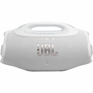 JBL Boombox 4 Portable Bluetooth Speaker System - 210 W RMS - White - 37 Hz to 20 kHz - Battery Rechargeable - 1